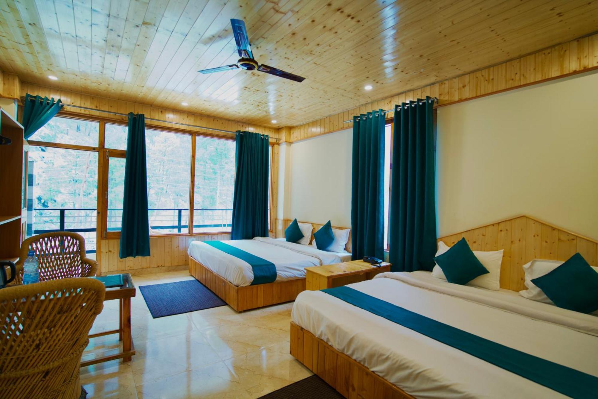 Hotel Mid Orchard Kasol L River Side -Pure Veg Hotel Zewnętrze zdjęcie