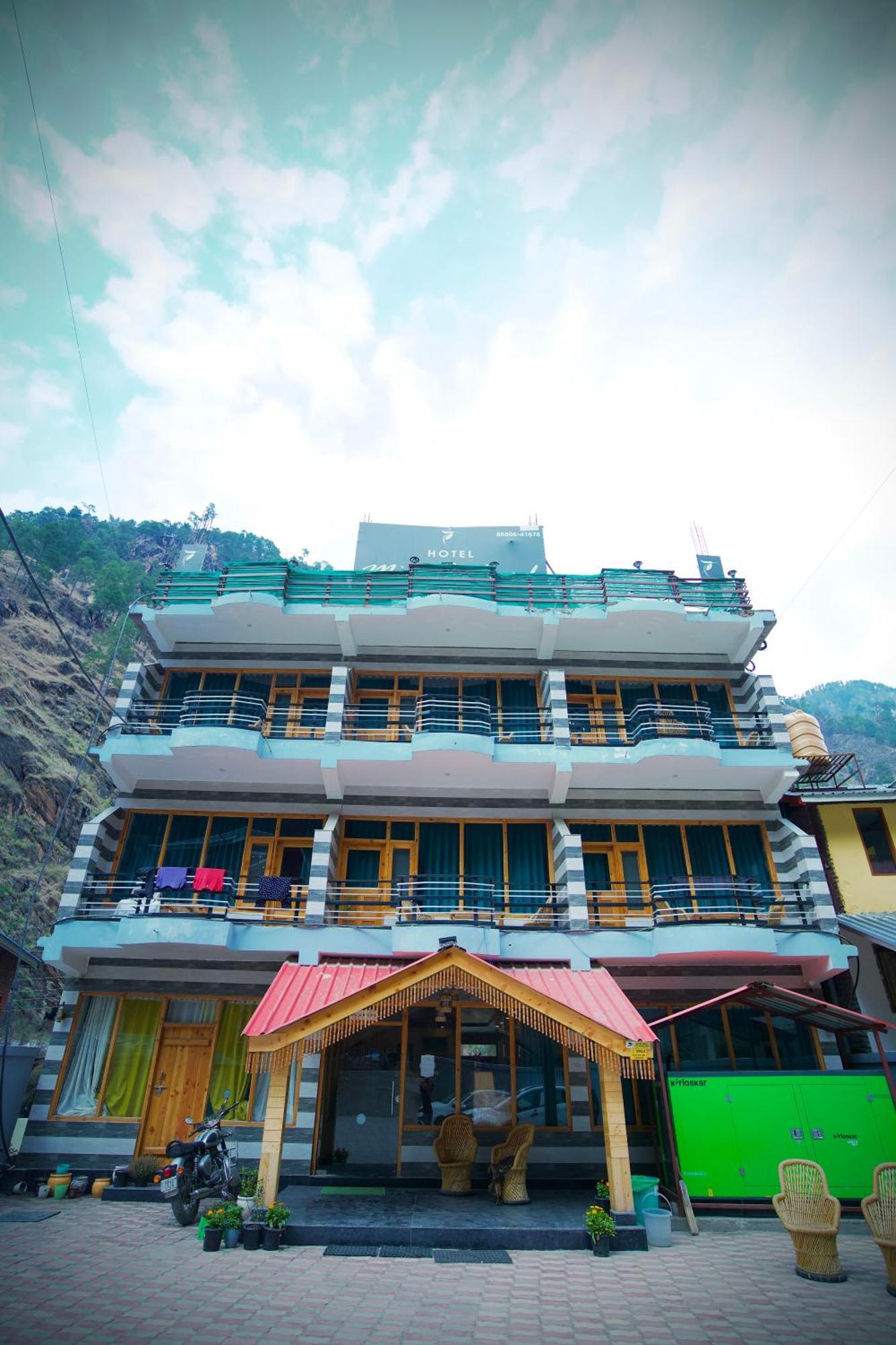 Hotel Mid Orchard Kasol L River Side -Pure Veg Hotel Zewnętrze zdjęcie